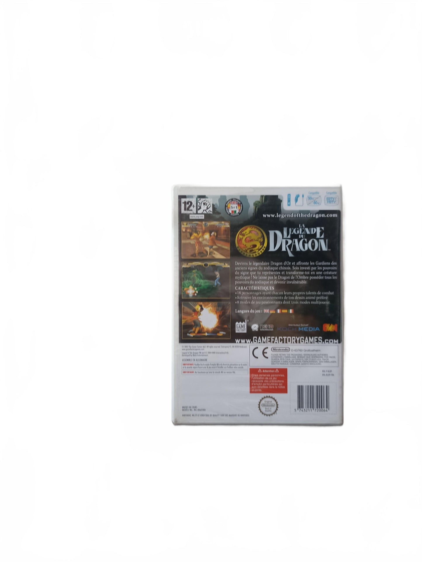 La Légende du Dragon blister Wii