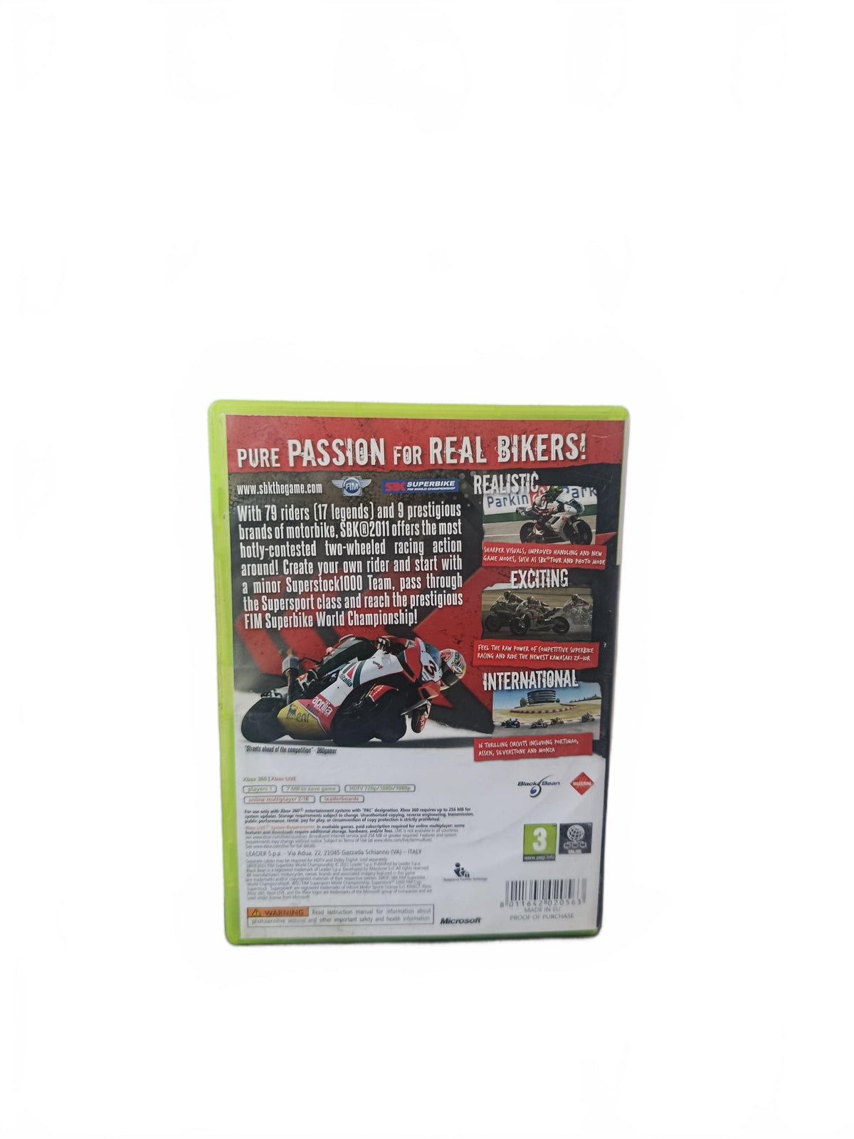 SBK 2011, Xbox 360