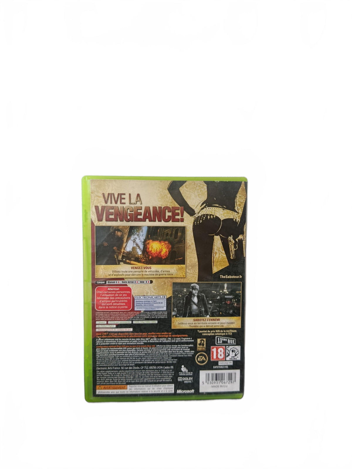 THE SABOTEUR XBOX 360