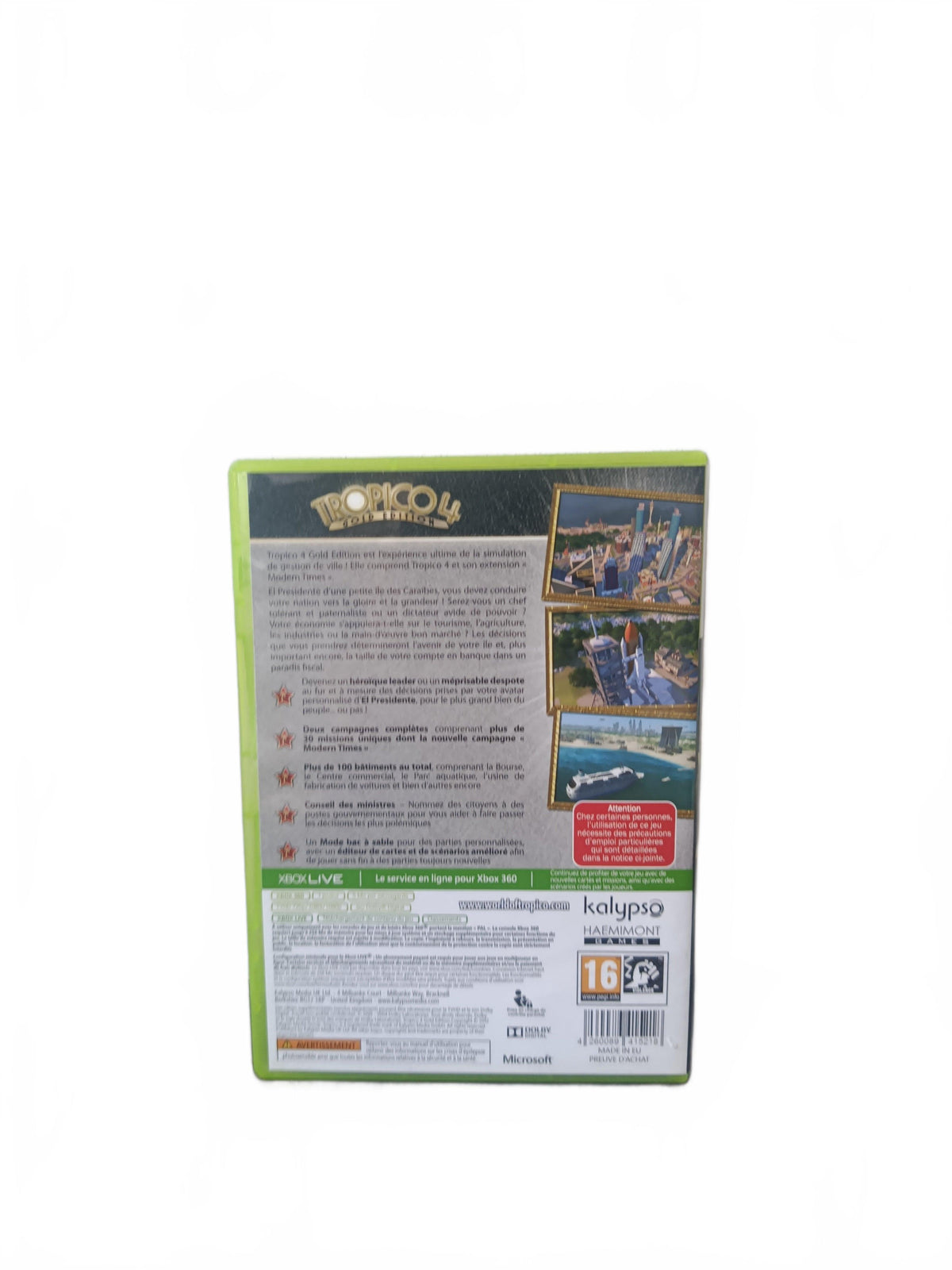 TROPICO 4 GOLD EDITION XBOX 360