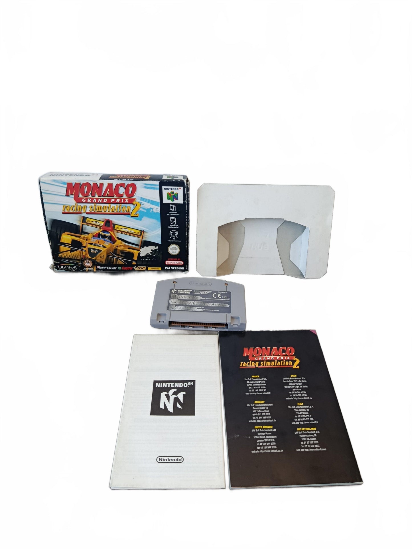 Monaco Grand Prix Racing Simulation 2 Nintendo 64