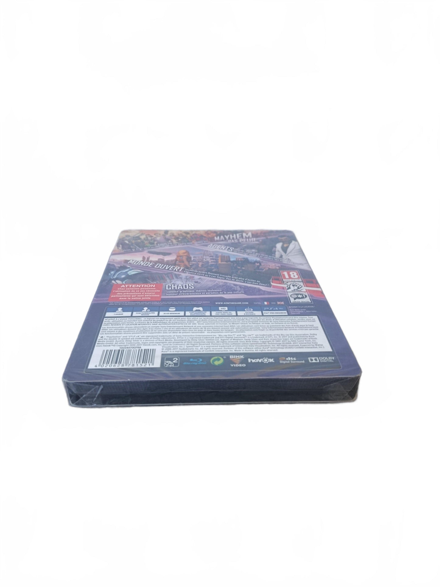 Agents Of Mayhem steelbook PS4