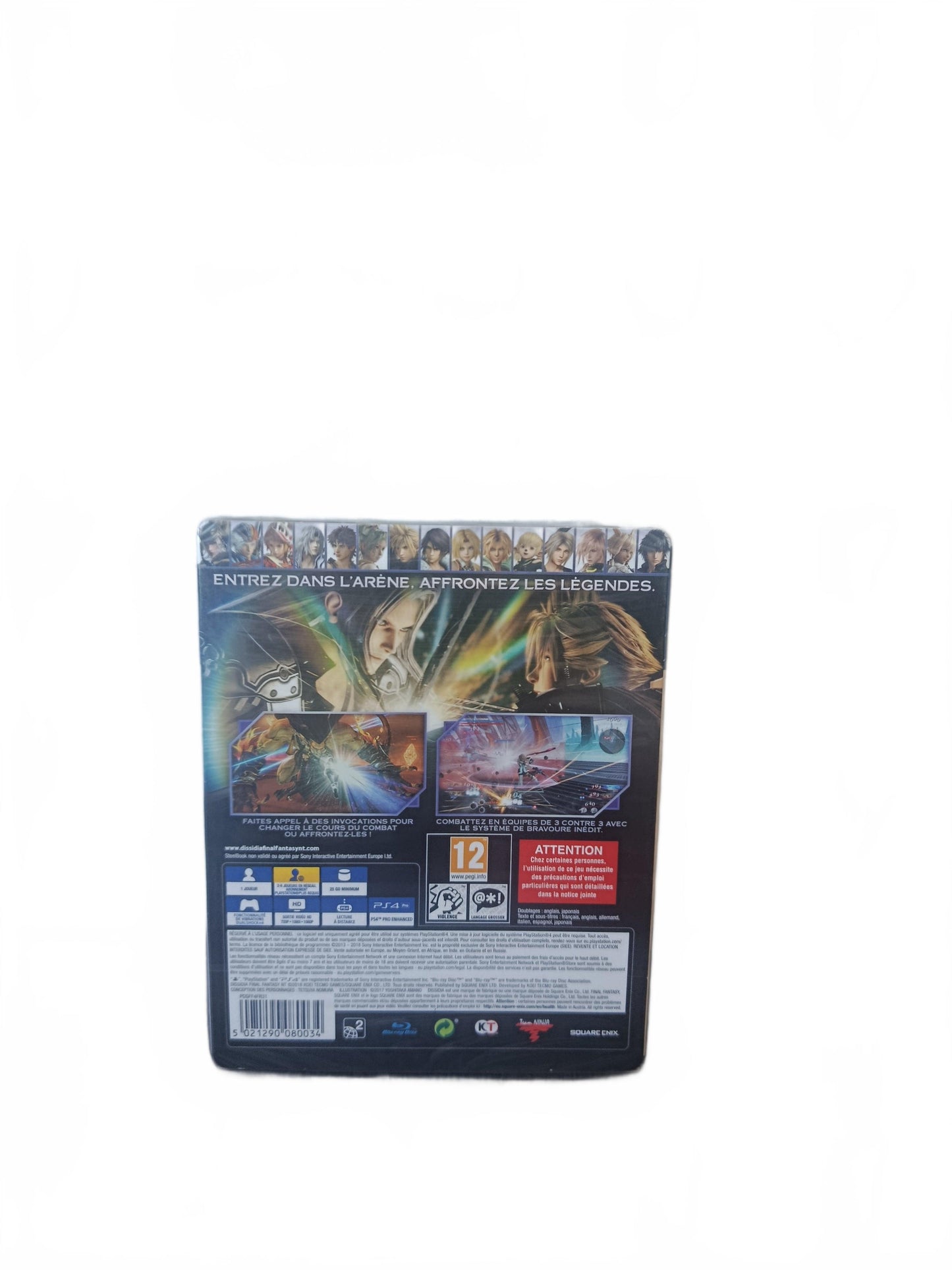 Dissidia Final Fantasy Steelbook Playstation 4 PS4 Neuf