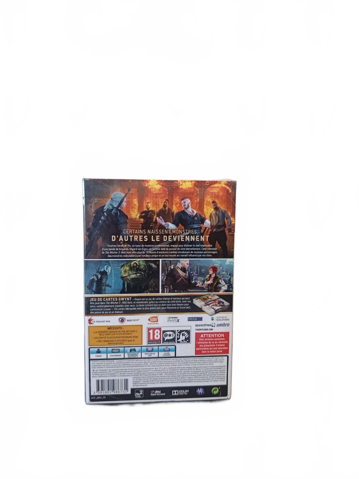 Witcher Wild Hunt Playstation 4 (PS4) Neuf