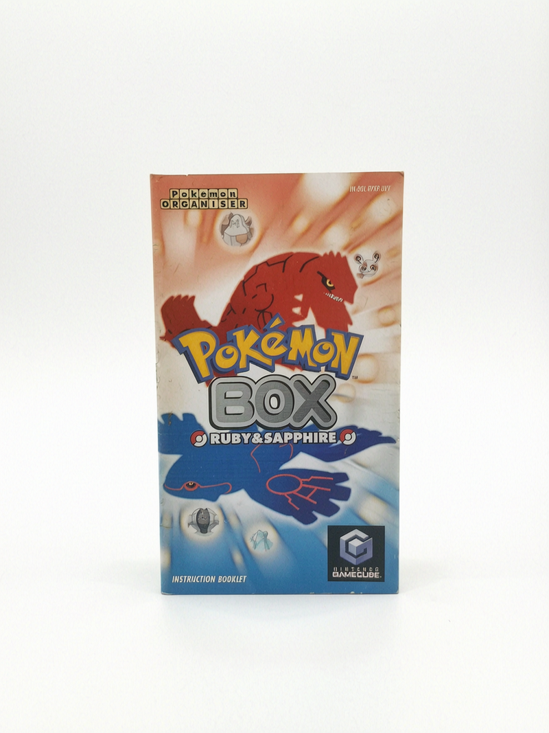 Notice Pokémon Box Ruby & Sapphire Version UKV