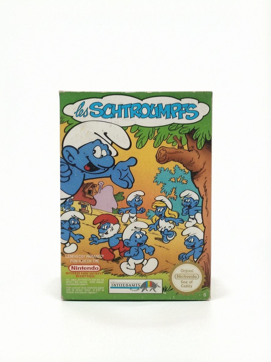 Les Schtroumpfs Nintendo NES Complet en boîte FRA