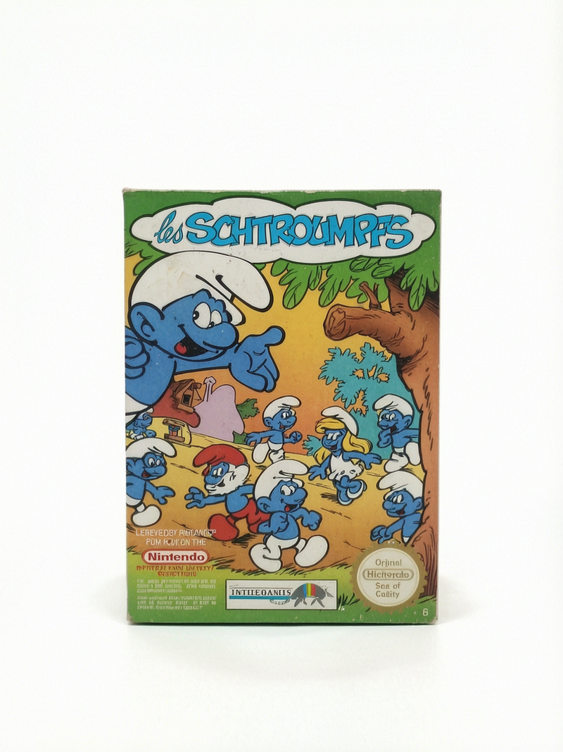 Les Schtroumpfs Nintendo NES Complet en boîte FRA
