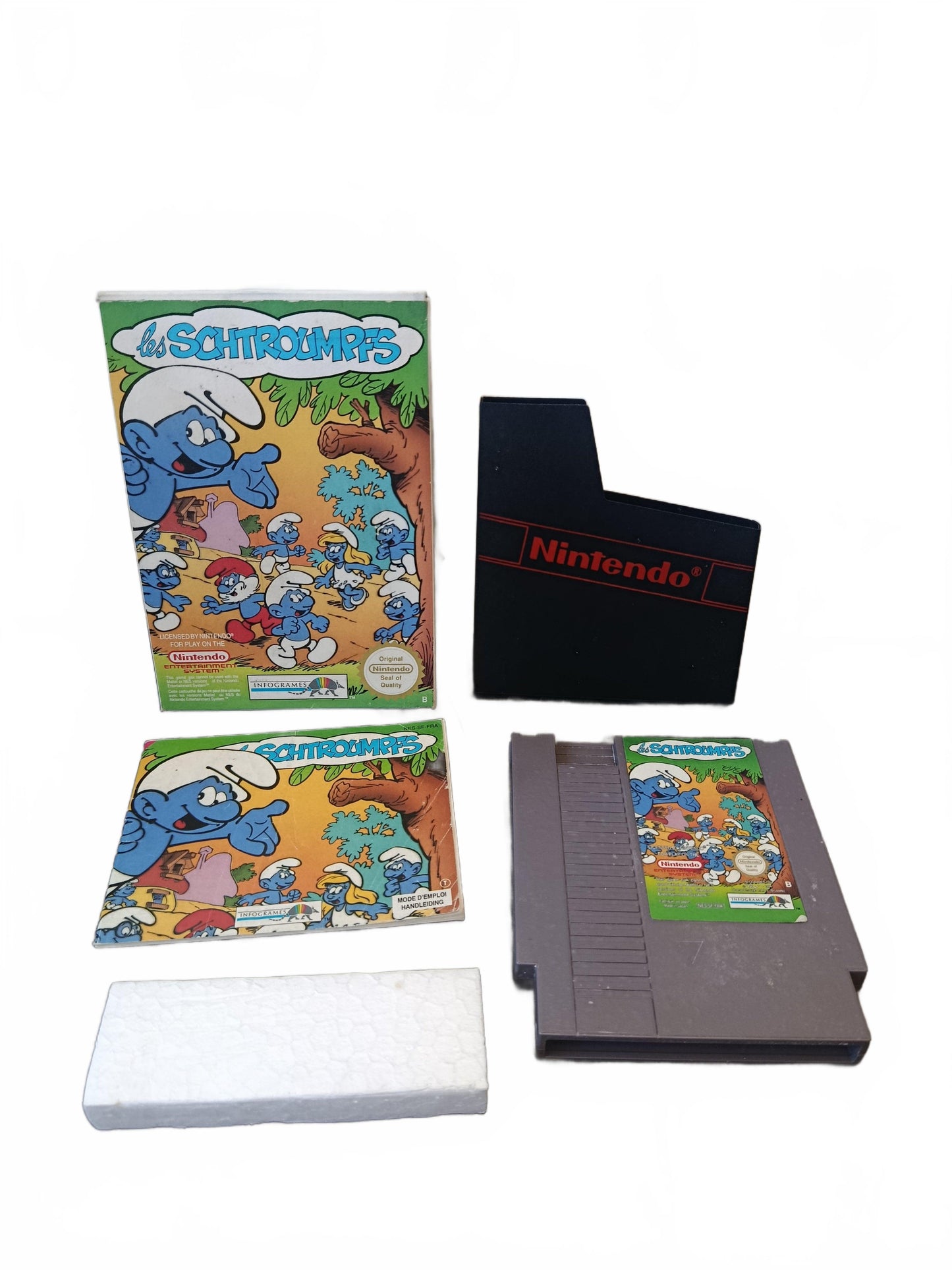 Les Schtroumpfs Nintendo NES Complet en boîte FRA