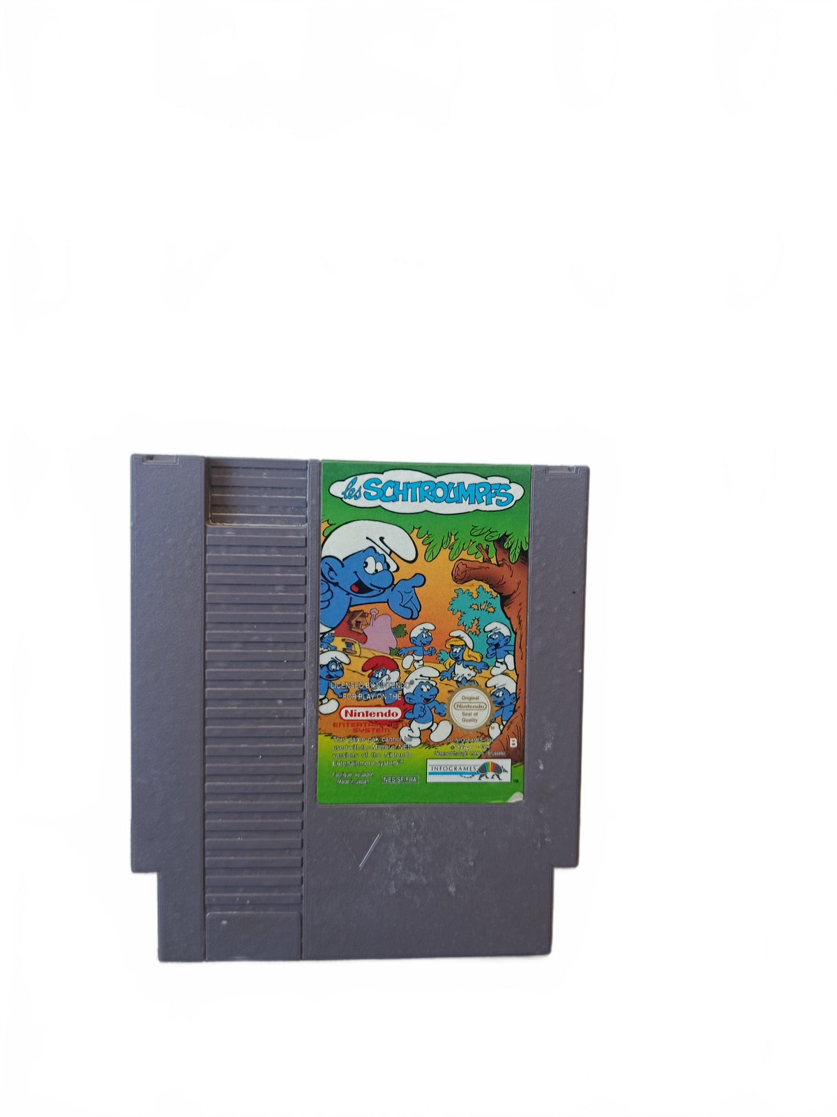Les Schtroumpfs Nintendo NES Complet en boîte FRA