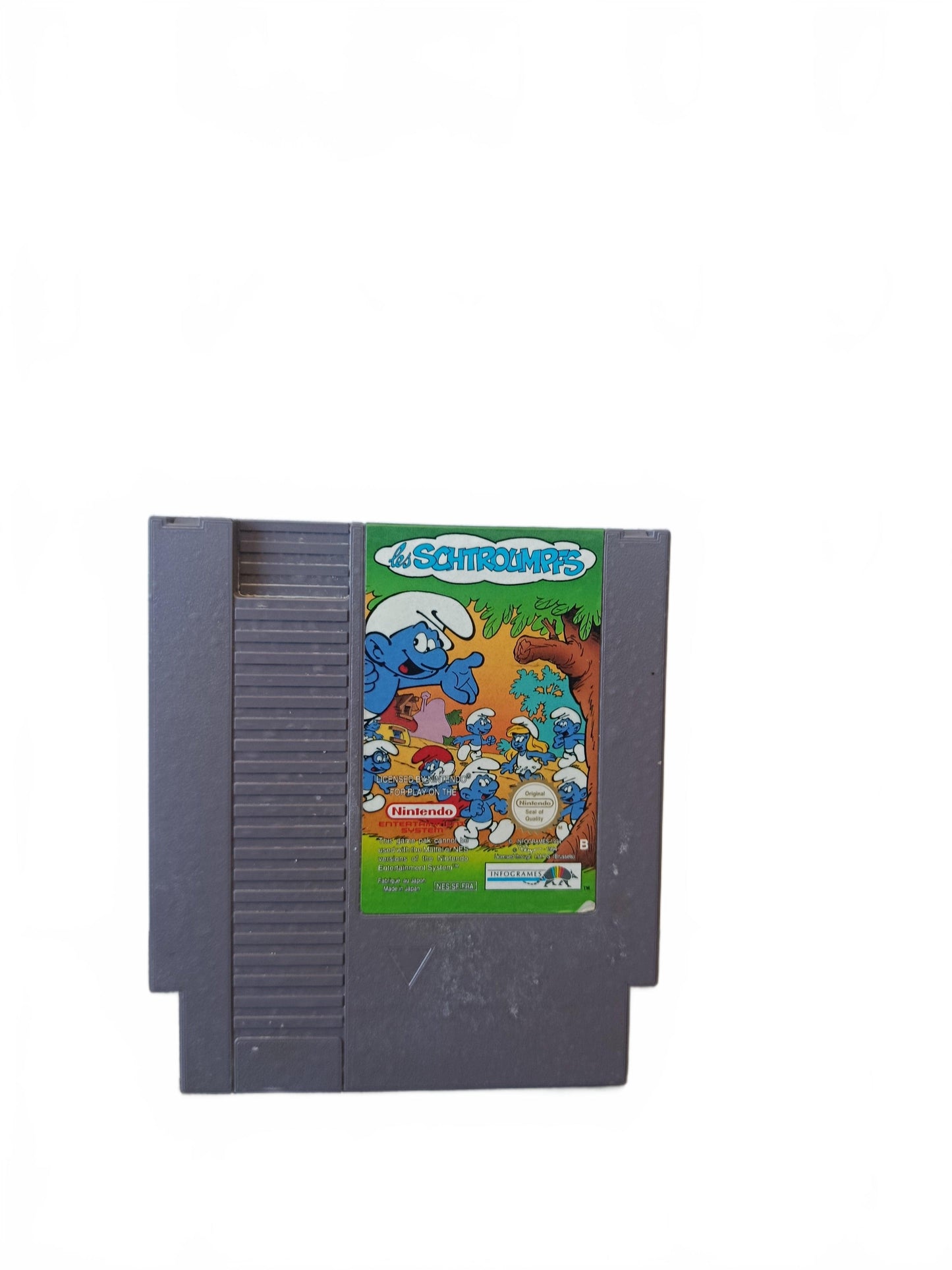 Les Schtroumpfs Nintendo NES Complet en boîte FRA