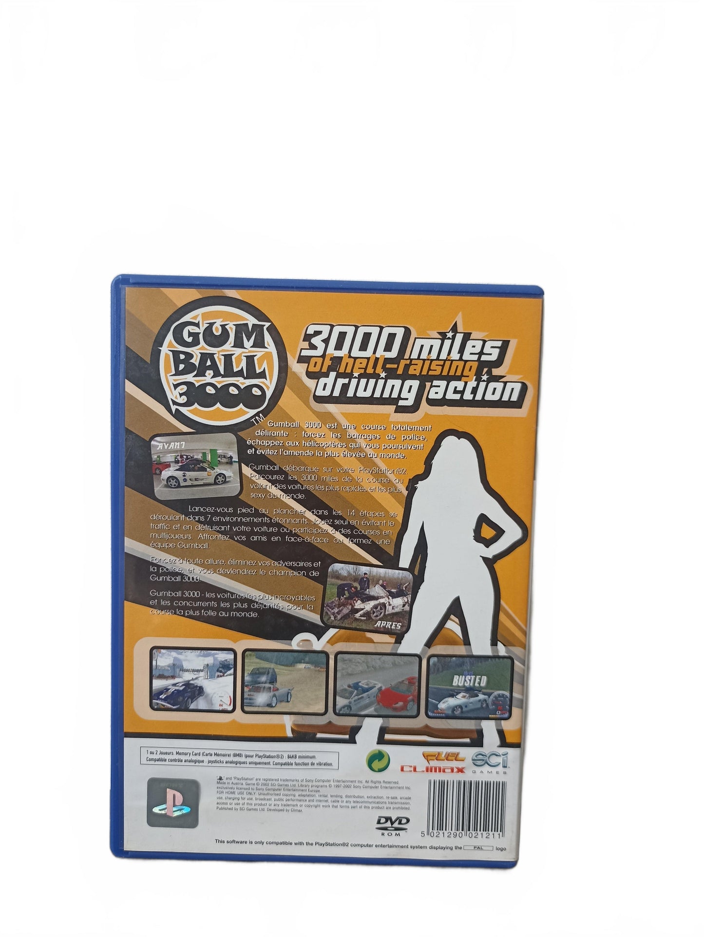 Gumball 3000 Playstation 2 (PS2) PAL Complet