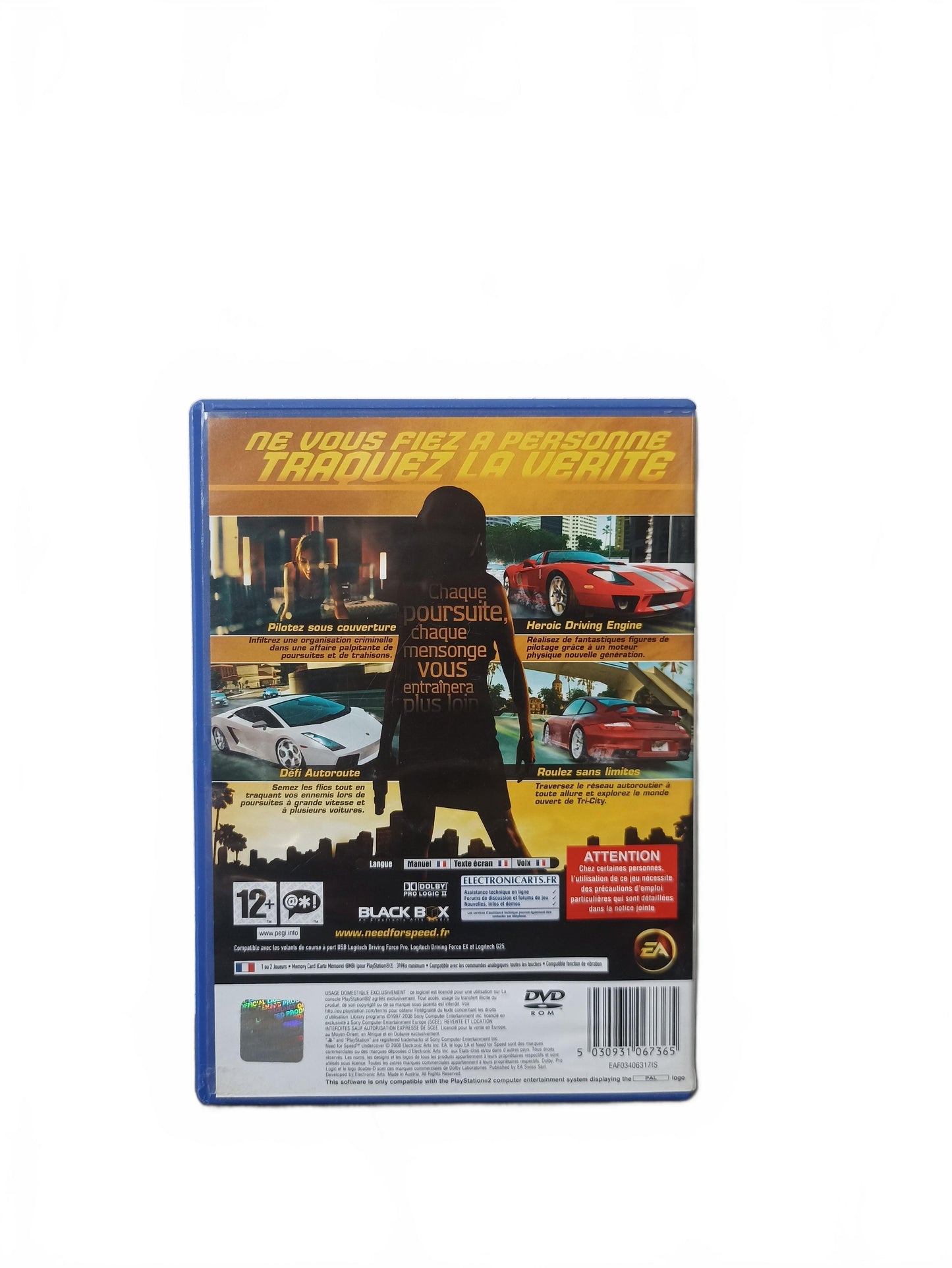 Need for Speed Undercover Playstation 2 (PS2) PAL Complet