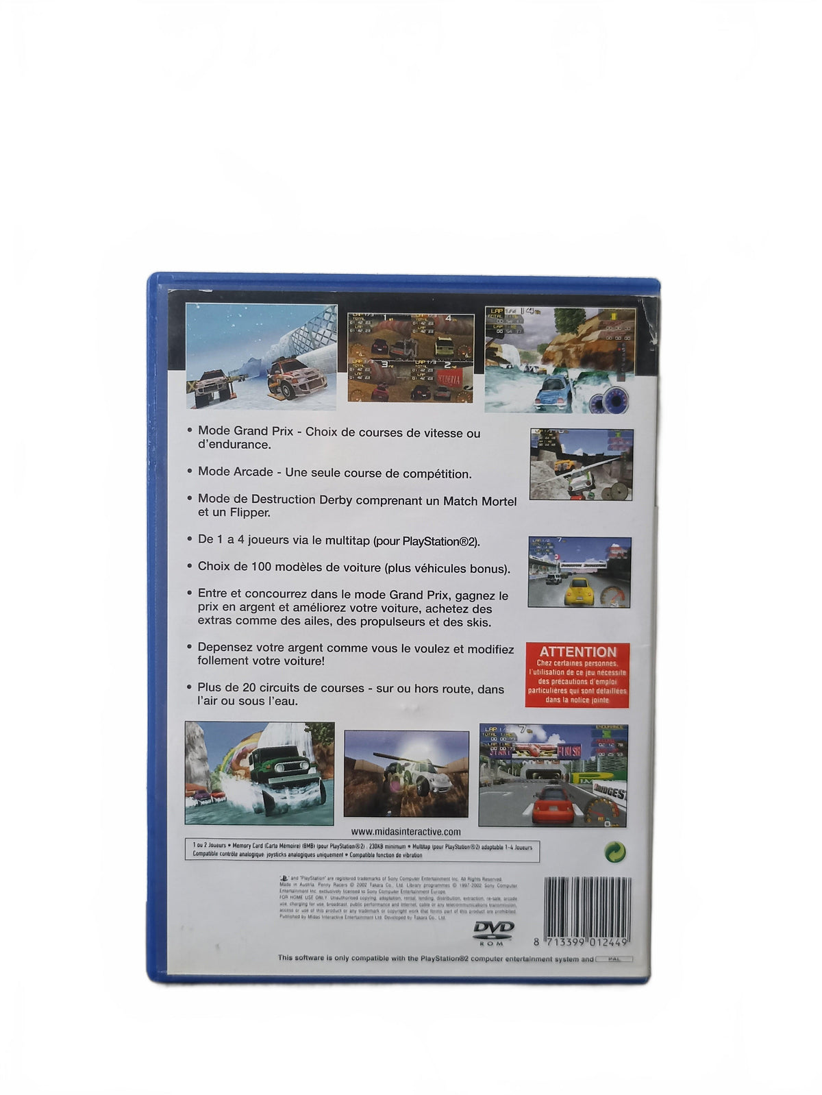 Penny Racers Playstation 2 (PS2) PAL Complet