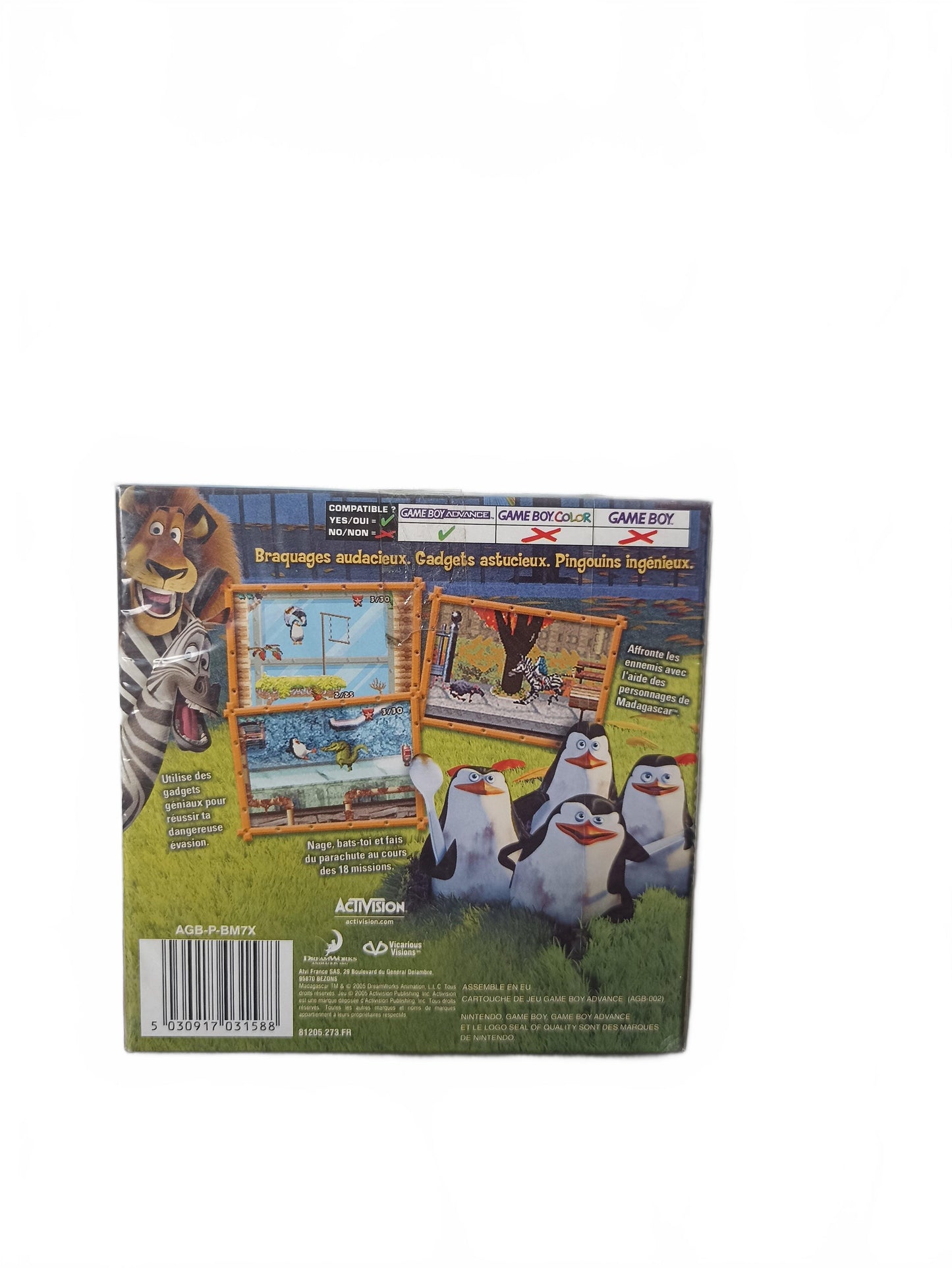 Madagascar : Opération Pingouins Game Boy Advance (GBA) PAL Neuf