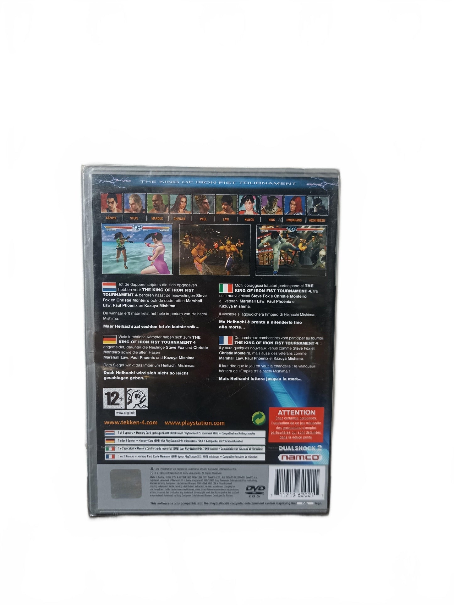 Tekken 4 Platinum (PS2) Neuf sous blister