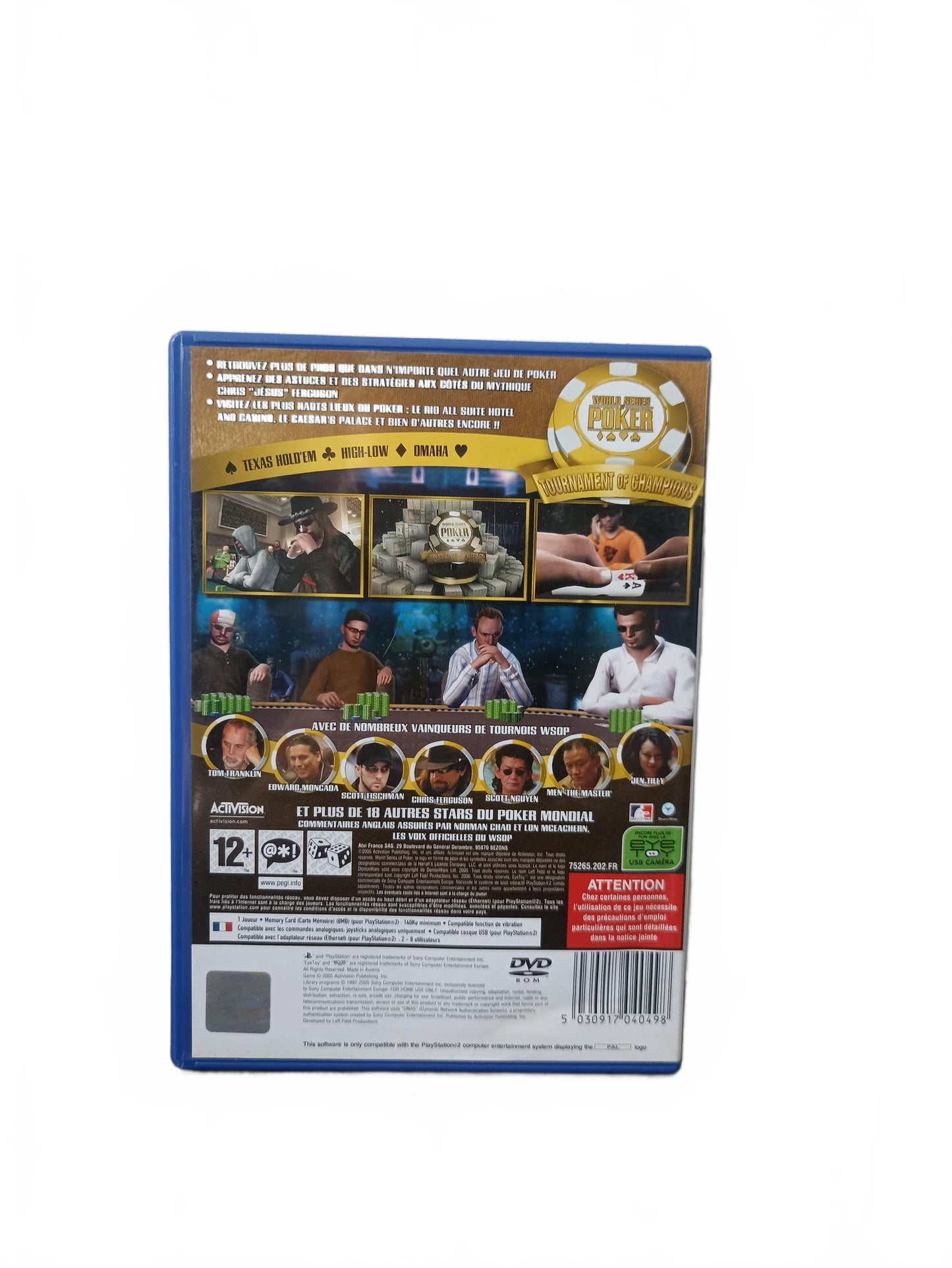 World Series of Poker: Tournament of Champions – 2007 Edition (PS2) Complet