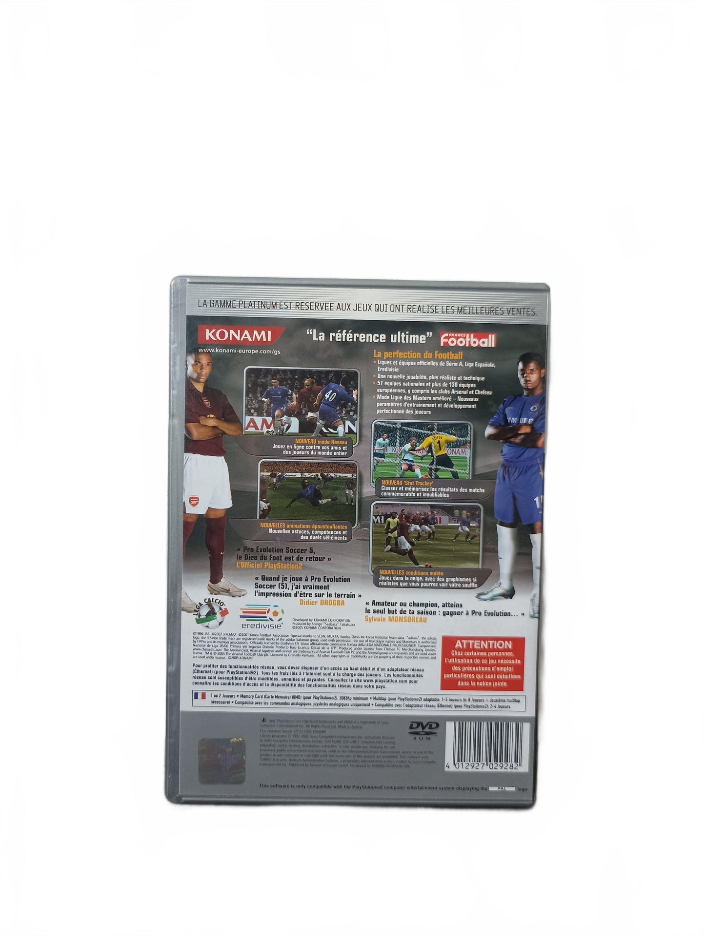 Pro Evolution Soccer 5 Platinum (PS2) Complet