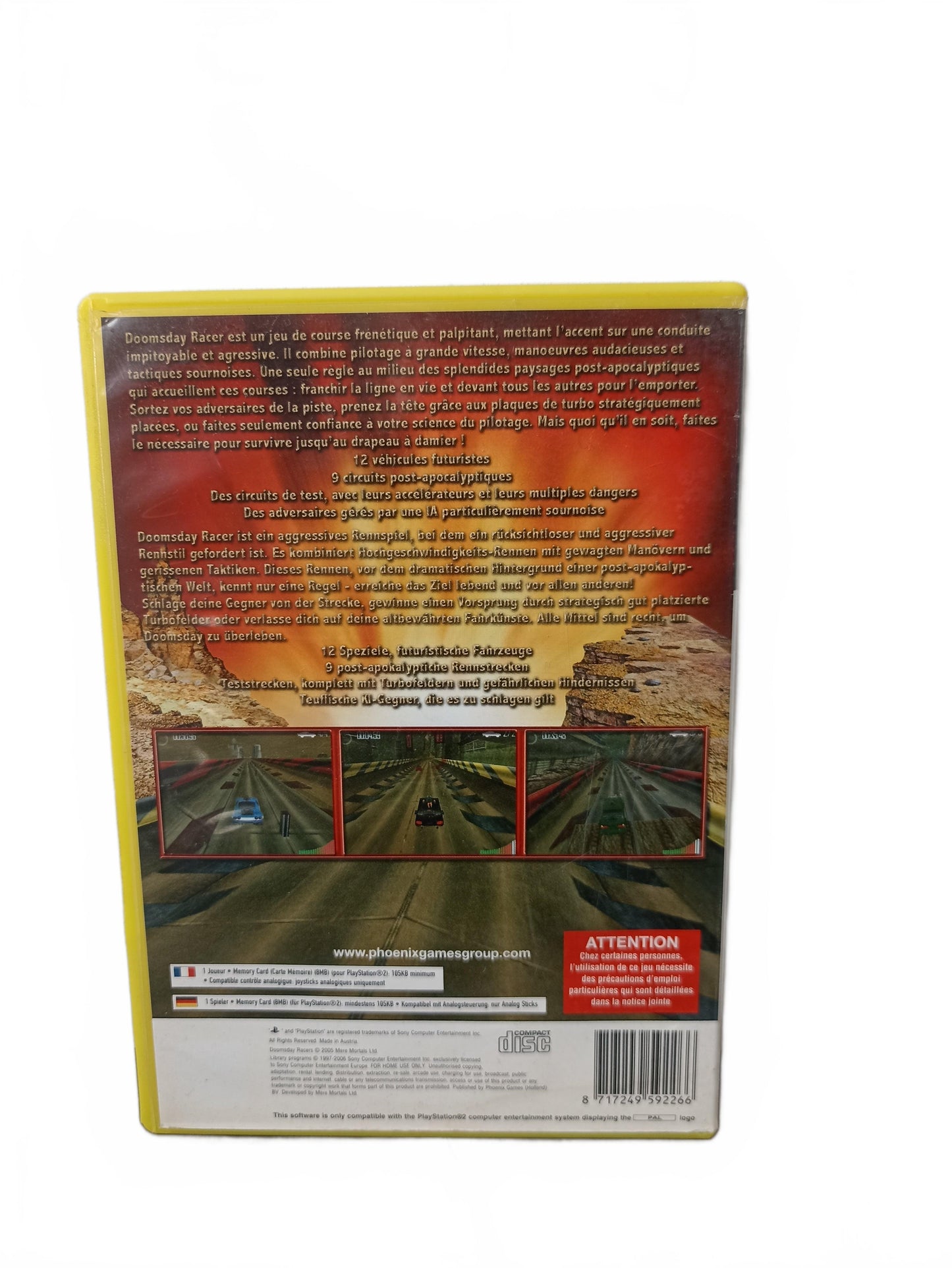 Doomsday Racers (PS2) Complet