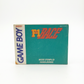 Notice  F-1 Race Game Boy