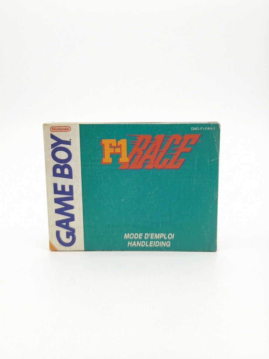 Notice  F-1 Race Game Boy