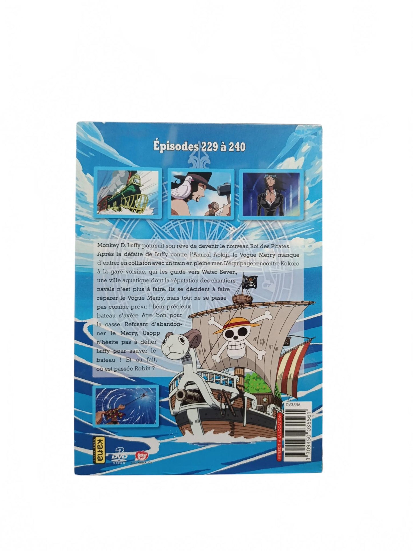 One Piece Water Seven Volume 1 Épisodes 229 à 240 Box 3 DVD Collector Neuf