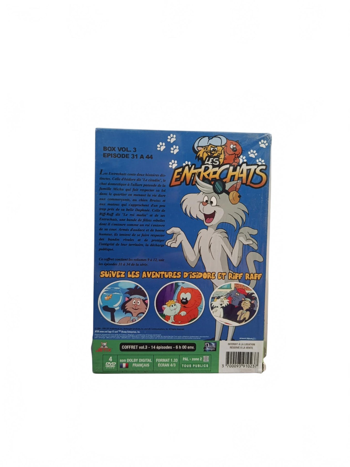 Les Entrechats Coffret 3 épisode 31 à 44 DVD Collector Neuf
