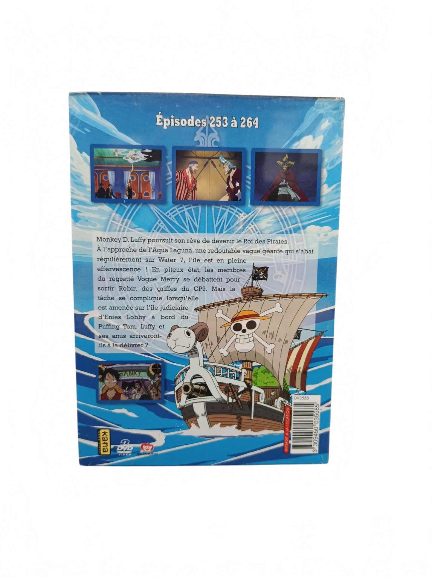 One Piece Water Seven Volume 3 Épisodes 253 à 264 Box 3 DVD Collector Neuf