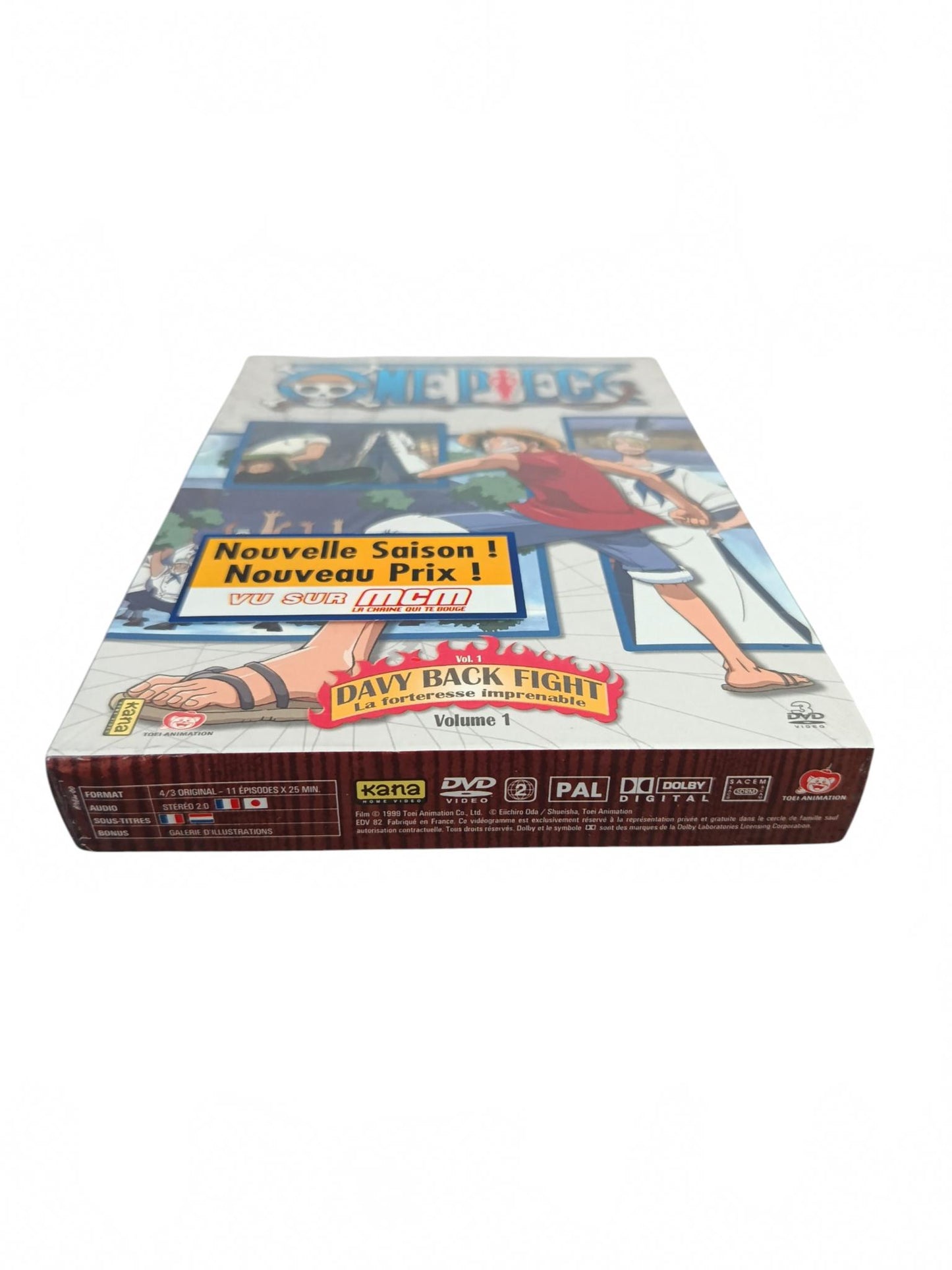 One Piece Davy Back Fight Volume 1 La Forteresse imprenable Épisodes 196 à 206 Box 3 DVD Collector Neuf