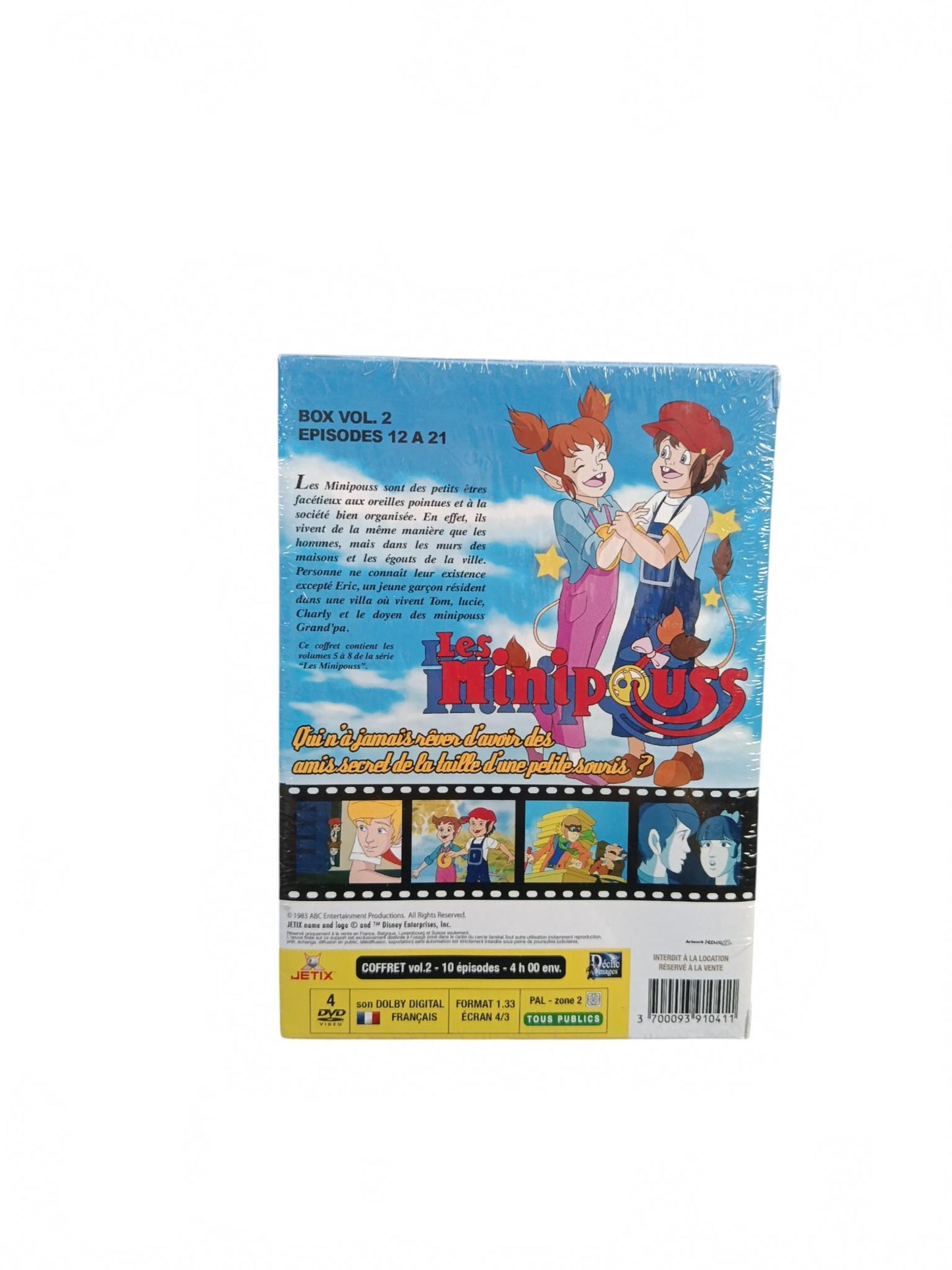 Les Minipouss Box 2 épisode 12 à 21 Coffret DVD Collector Neuf