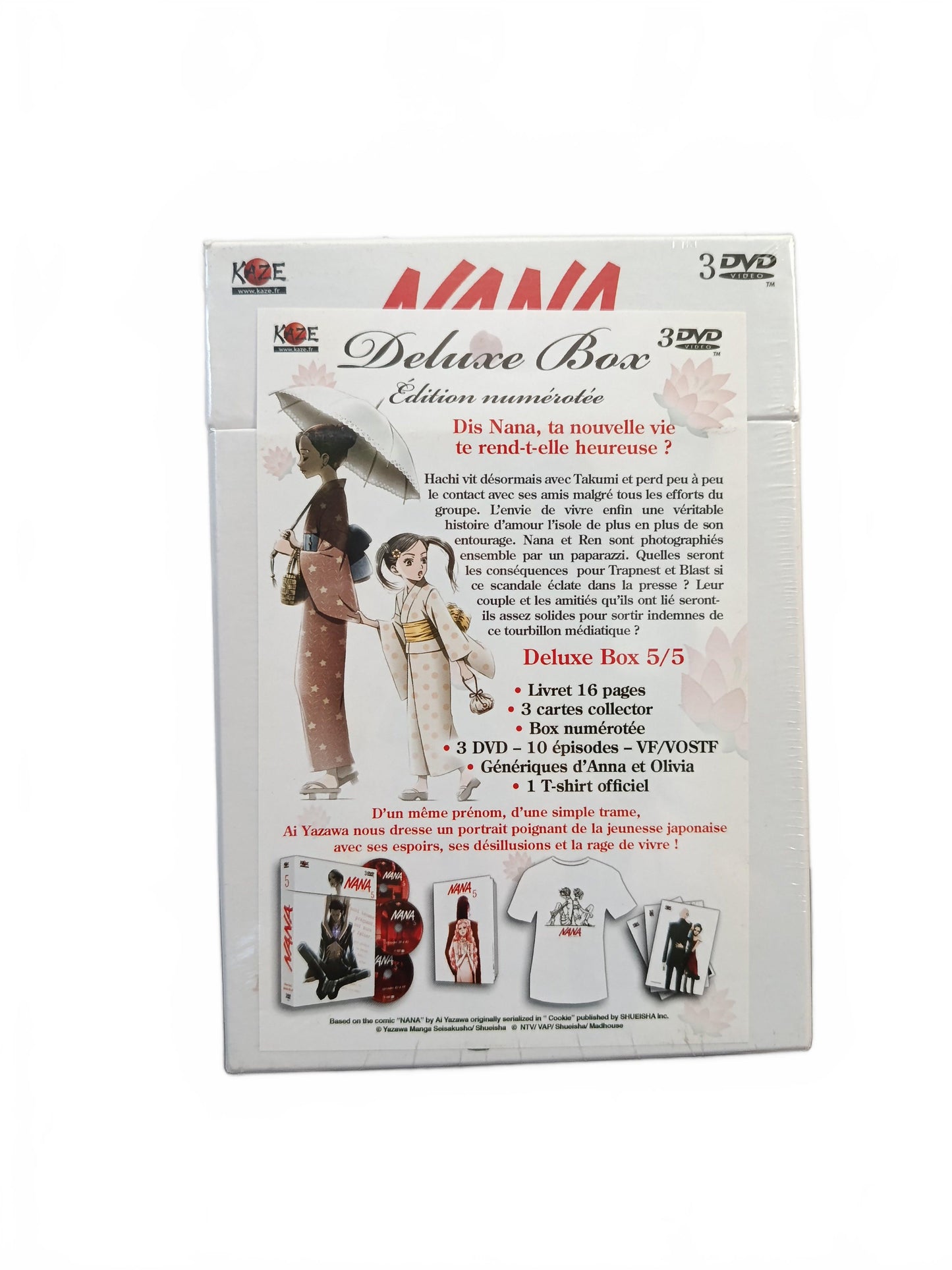 Nana Volume 5 – Deluxe Édition Numérotée – Box 3 DVD Collector Neuf