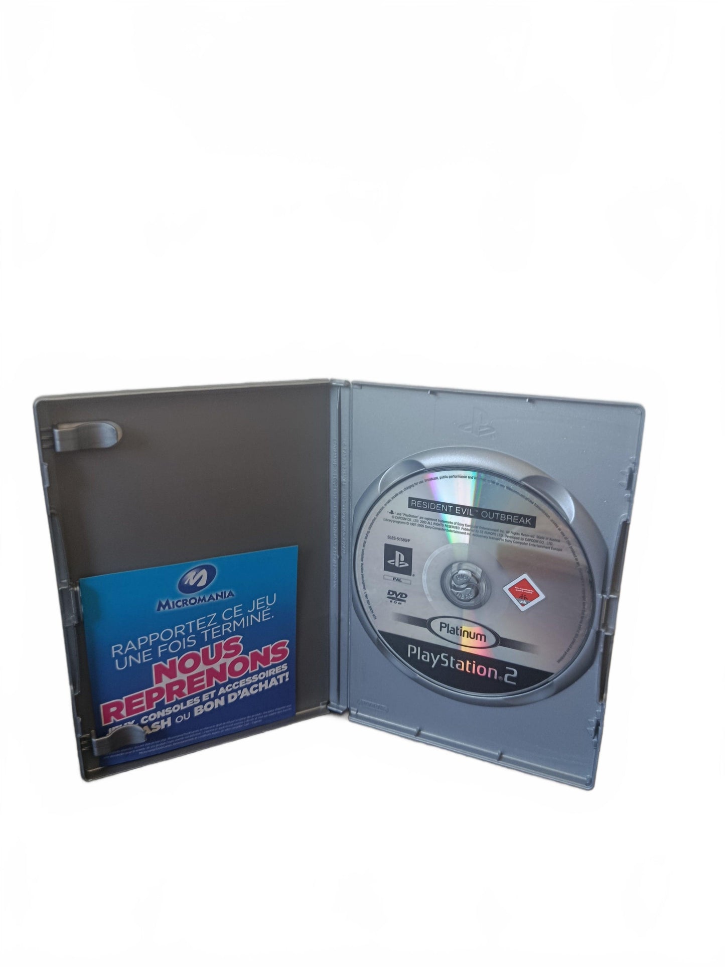 Resident Evil Outbreak PlayStation 2 Version Platinum