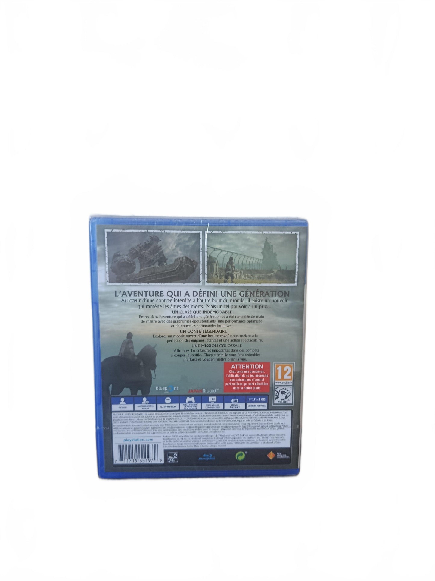 Shadow of the Colossus, PlayStation 4
