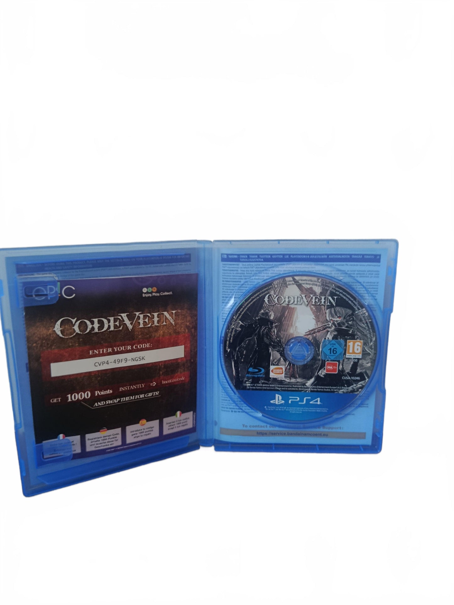 Code Vein, PlayStation 4