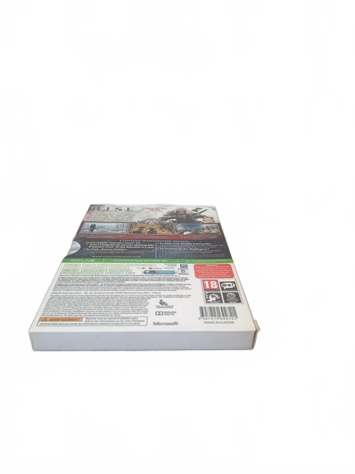 Assassin’s Creed III Edition Washington , Xbox 360