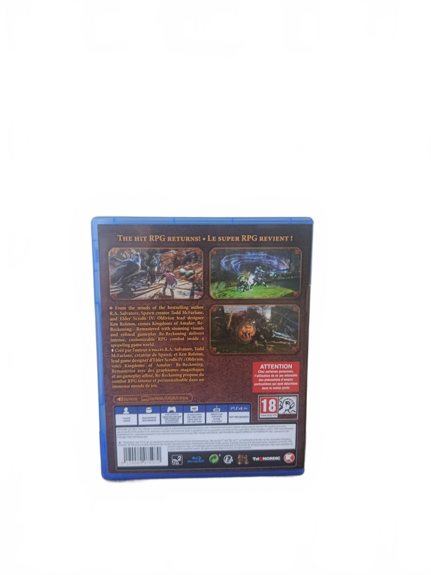 Kingdoms of Amalur: Re-Reckoning, PlayStation 4
