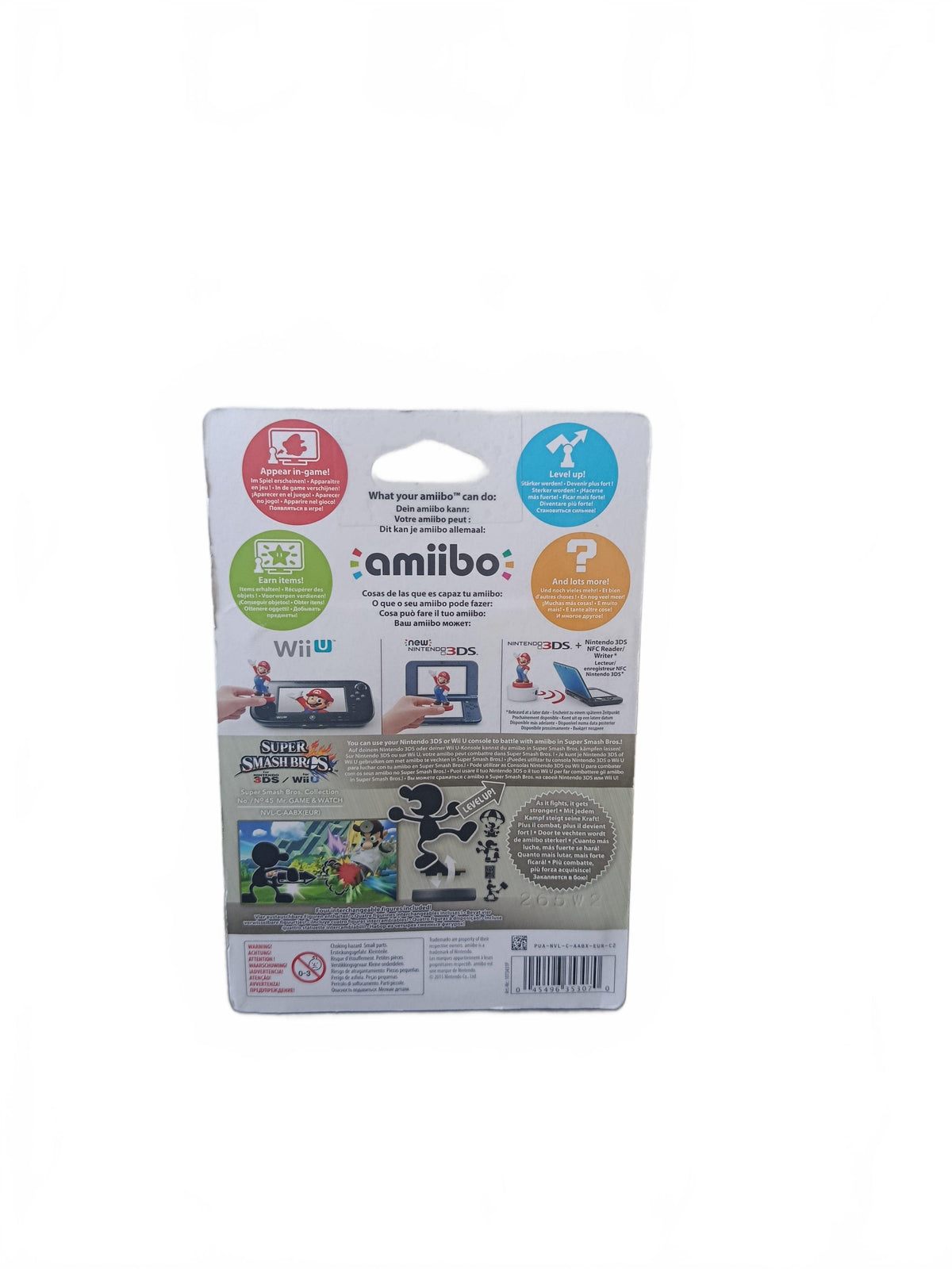 Mr. Game & Watch ; 45 ; Super Smash Bros. amiibo