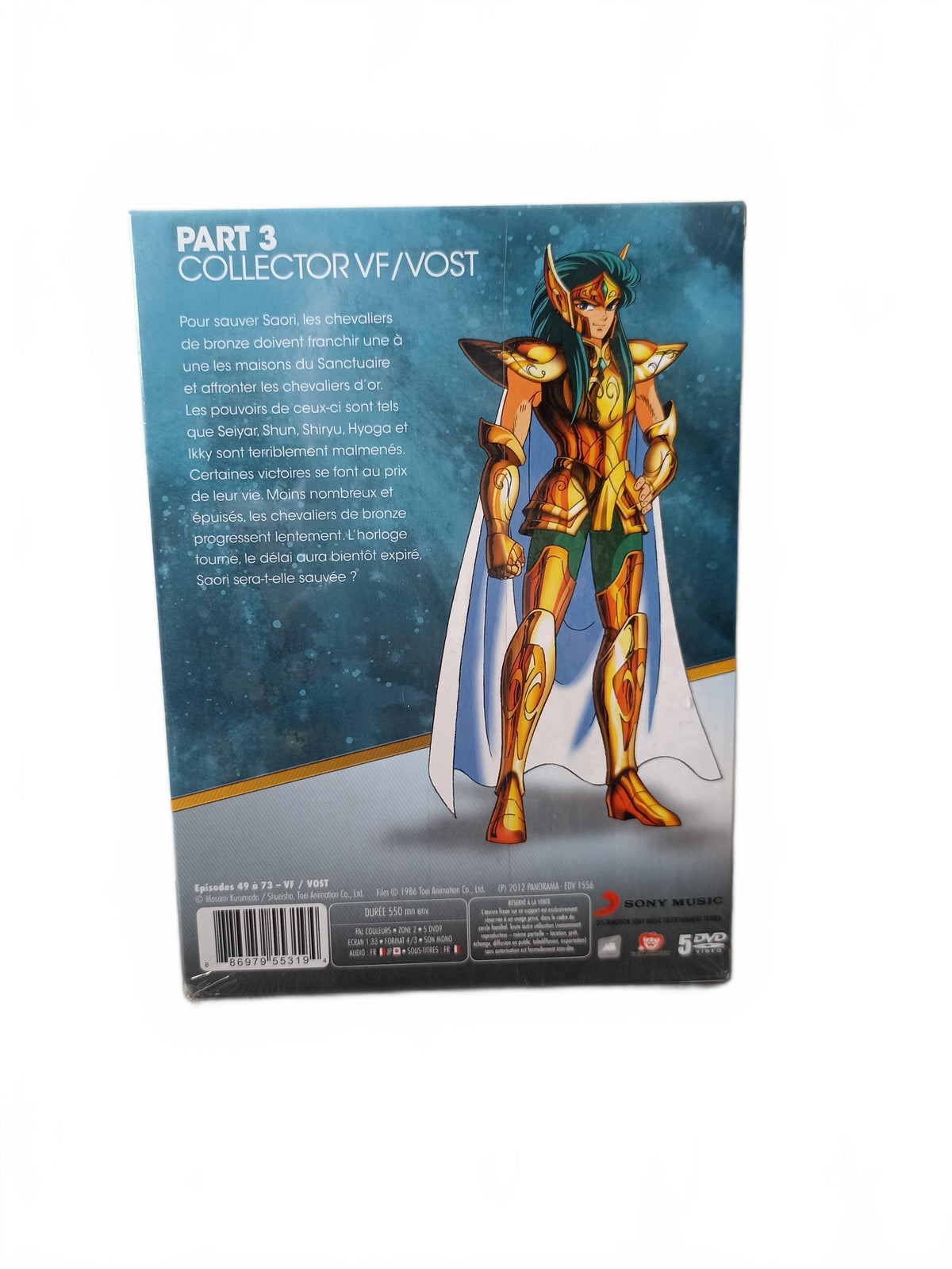 Saint Seiya Les Chevaliers du Zodiaque Cygnus Box Partie 3 DVD collector