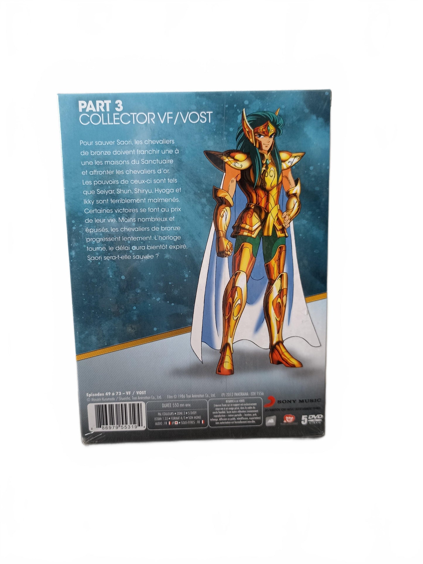Saint Seiya Les Chevaliers du Zodiaque Cygnus Box Partie 3 DVD collector