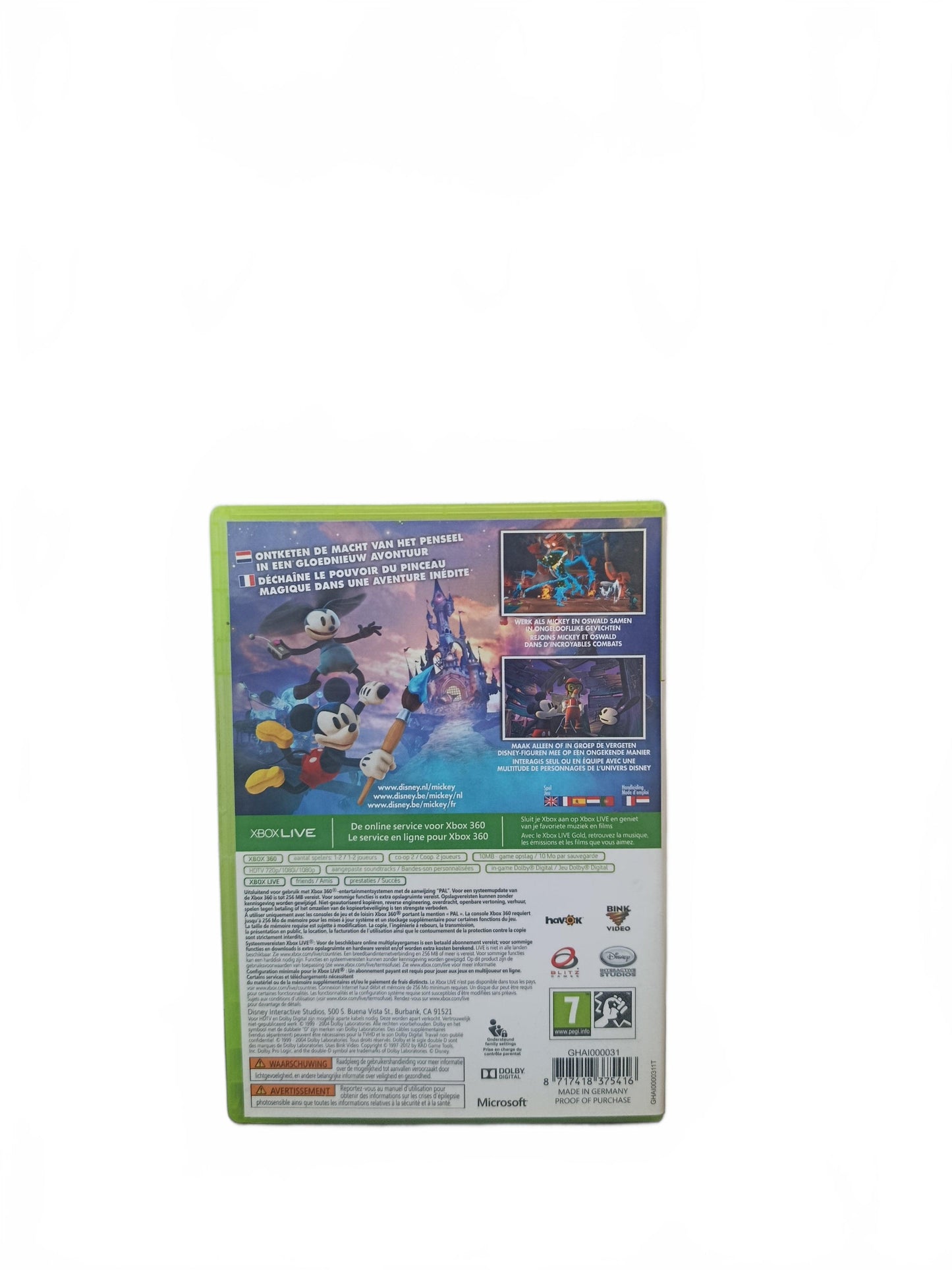 Epic Mickey The Power Of Two Xbox 360