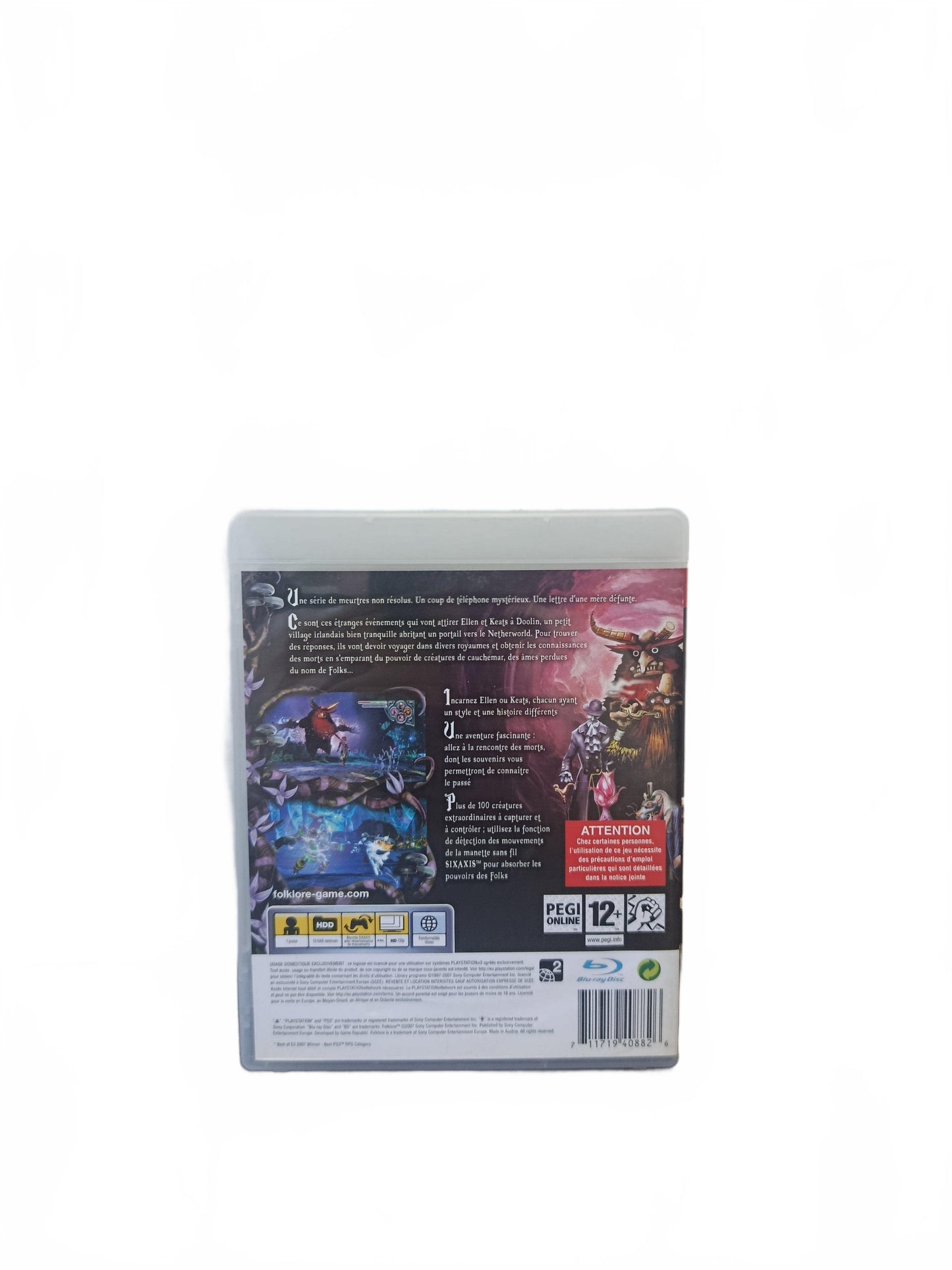 Folklore ; PlayStation 3 (PS3)