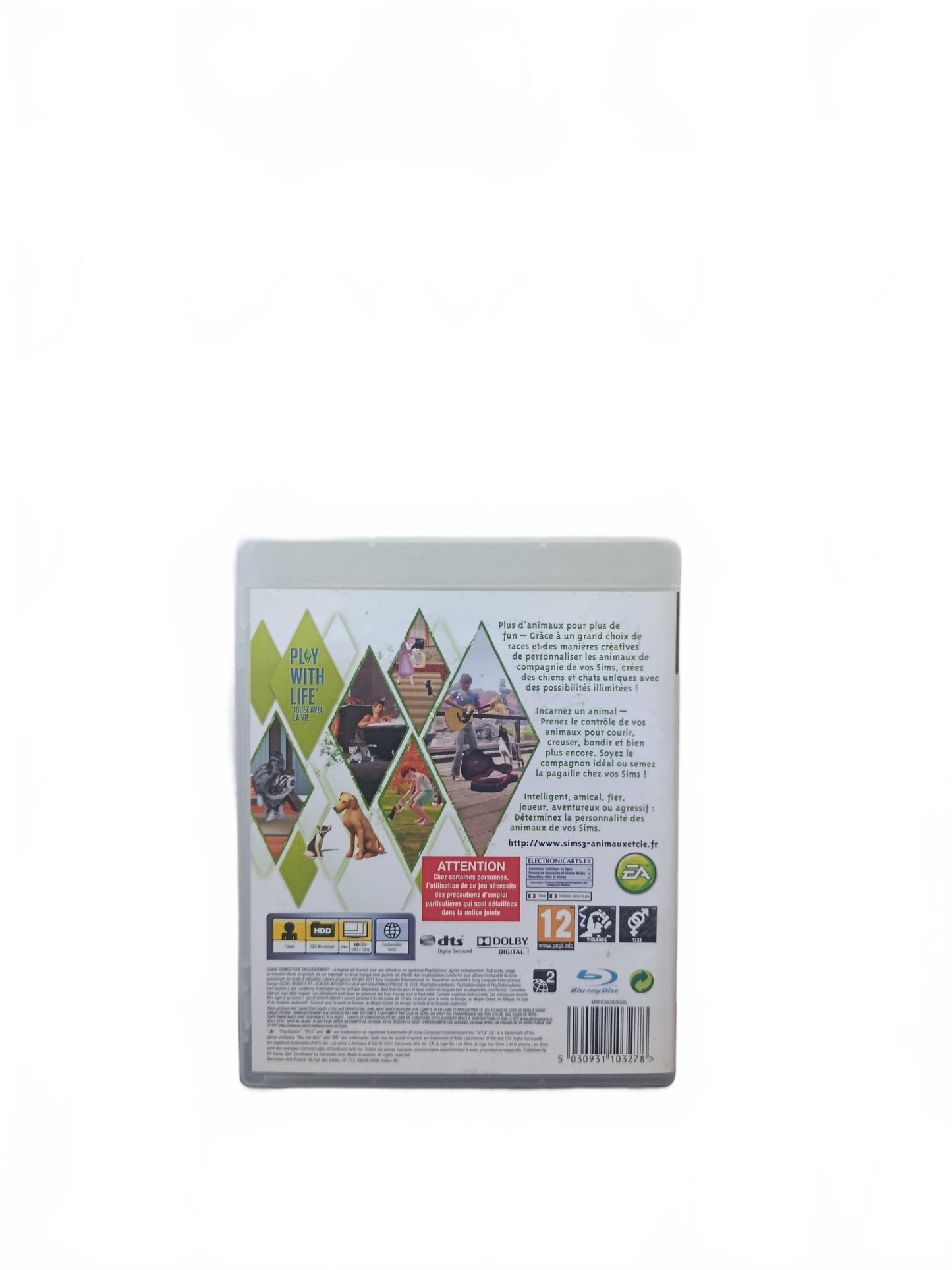 Les Sims 3 Animaux & Cie Playstation 3 ( PS3 )