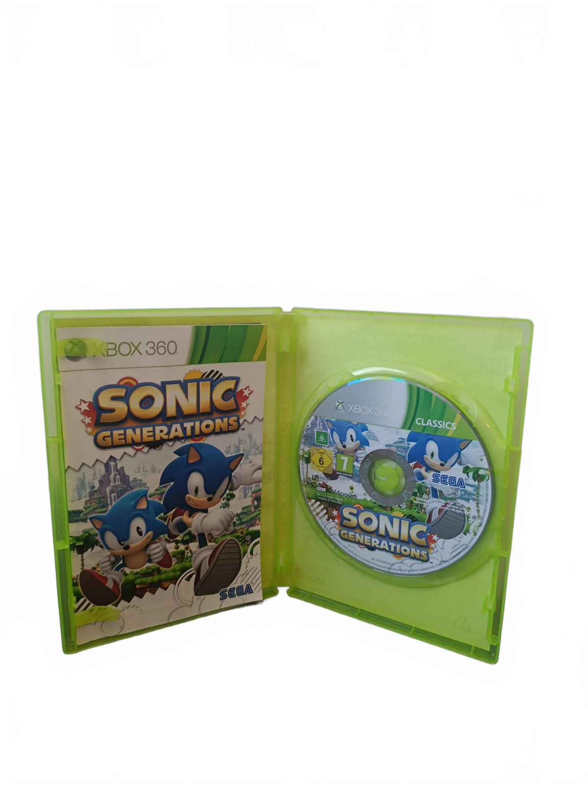 Sonic Generations Classics Xbox 360