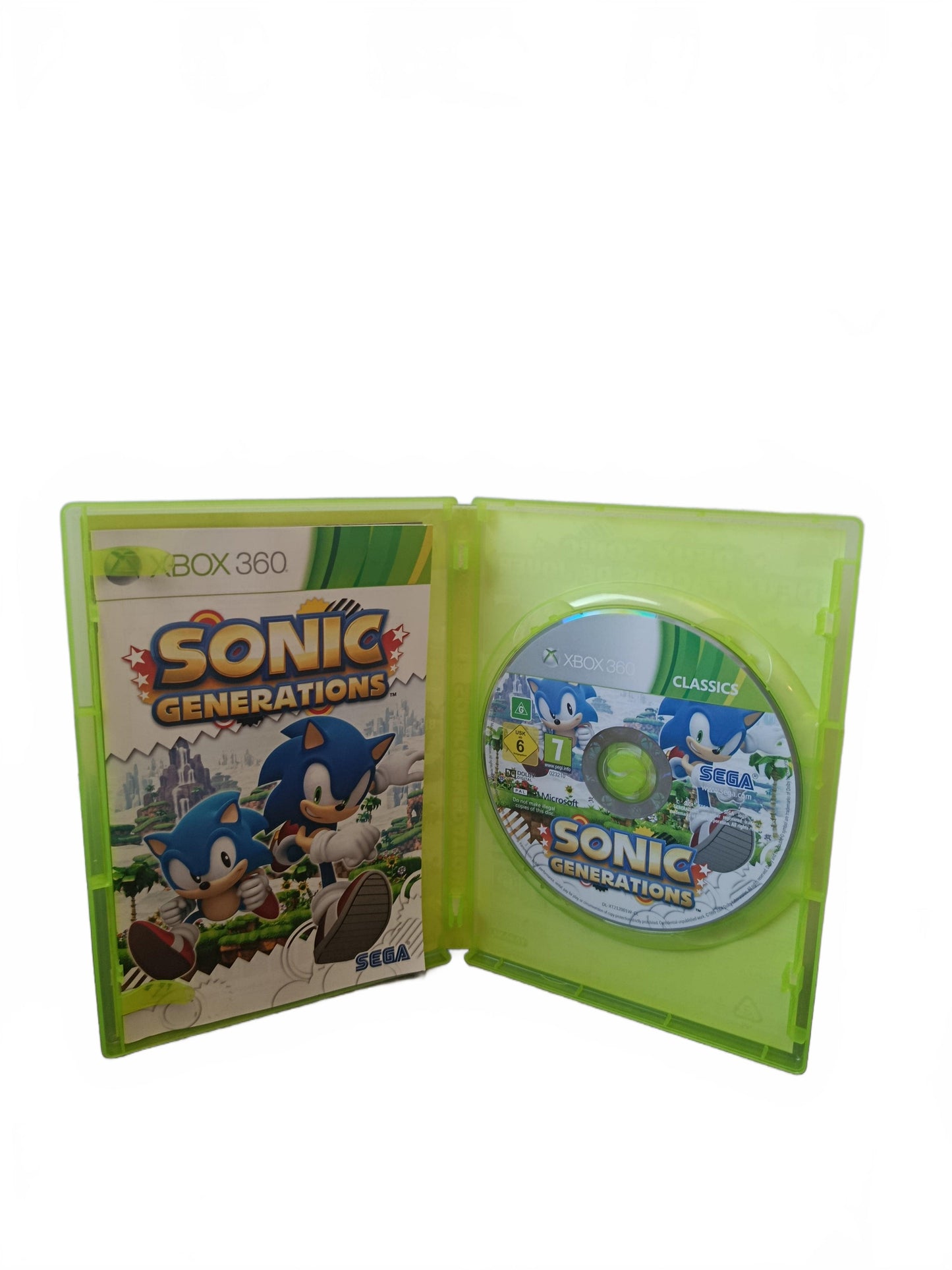 Sonic Generations Classics Xbox 360
