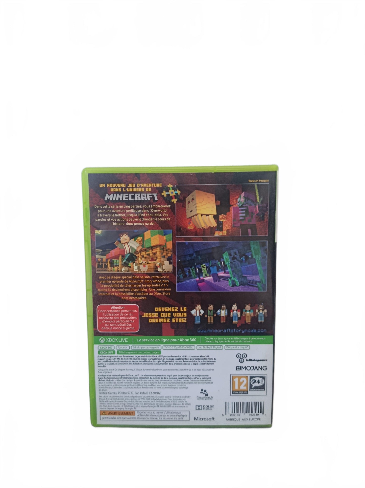 Minecraft Story Mode Xbox 360