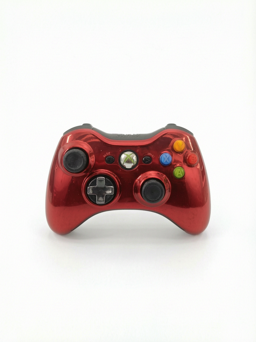 Manette Xbox 360 Chrome Series Rouge