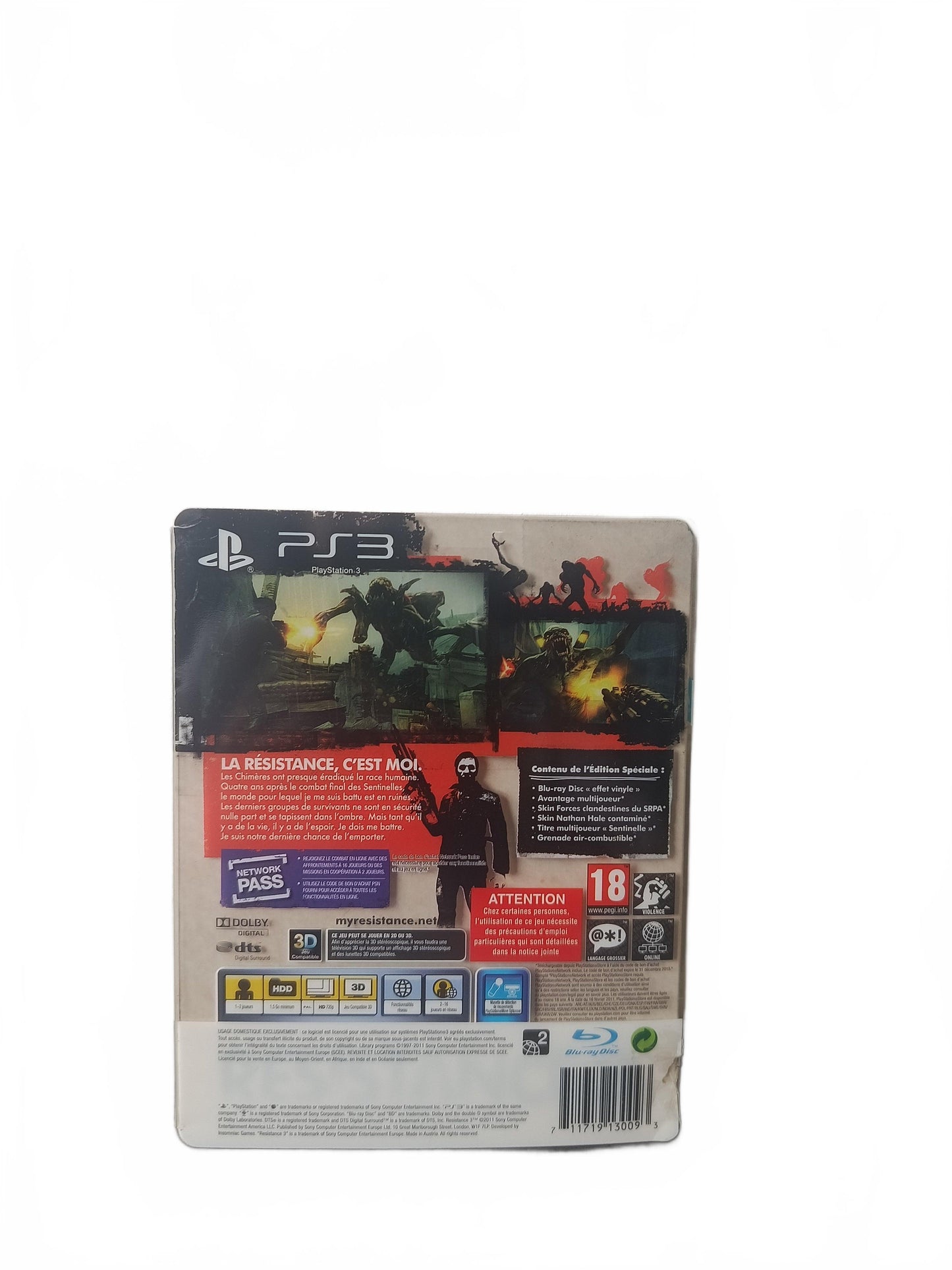 Steelbook Resistance 3 : Édition spéciale
