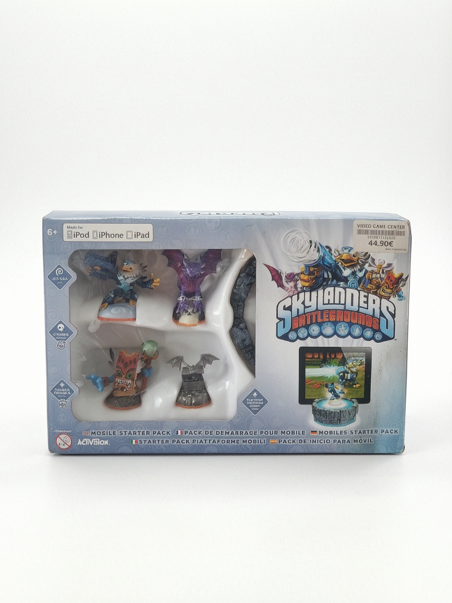 Figurine Skylanders Battlegrounds – Mobile Starter Pack (Jet-Vac, Double Trouble, Platinum Treasure Chest)