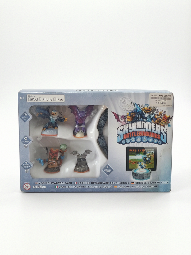 Figurine Skylanders Battlegrounds – Mobile Starter Pack (Jet-Vac, Double Trouble, Platinum Treasure Chest)