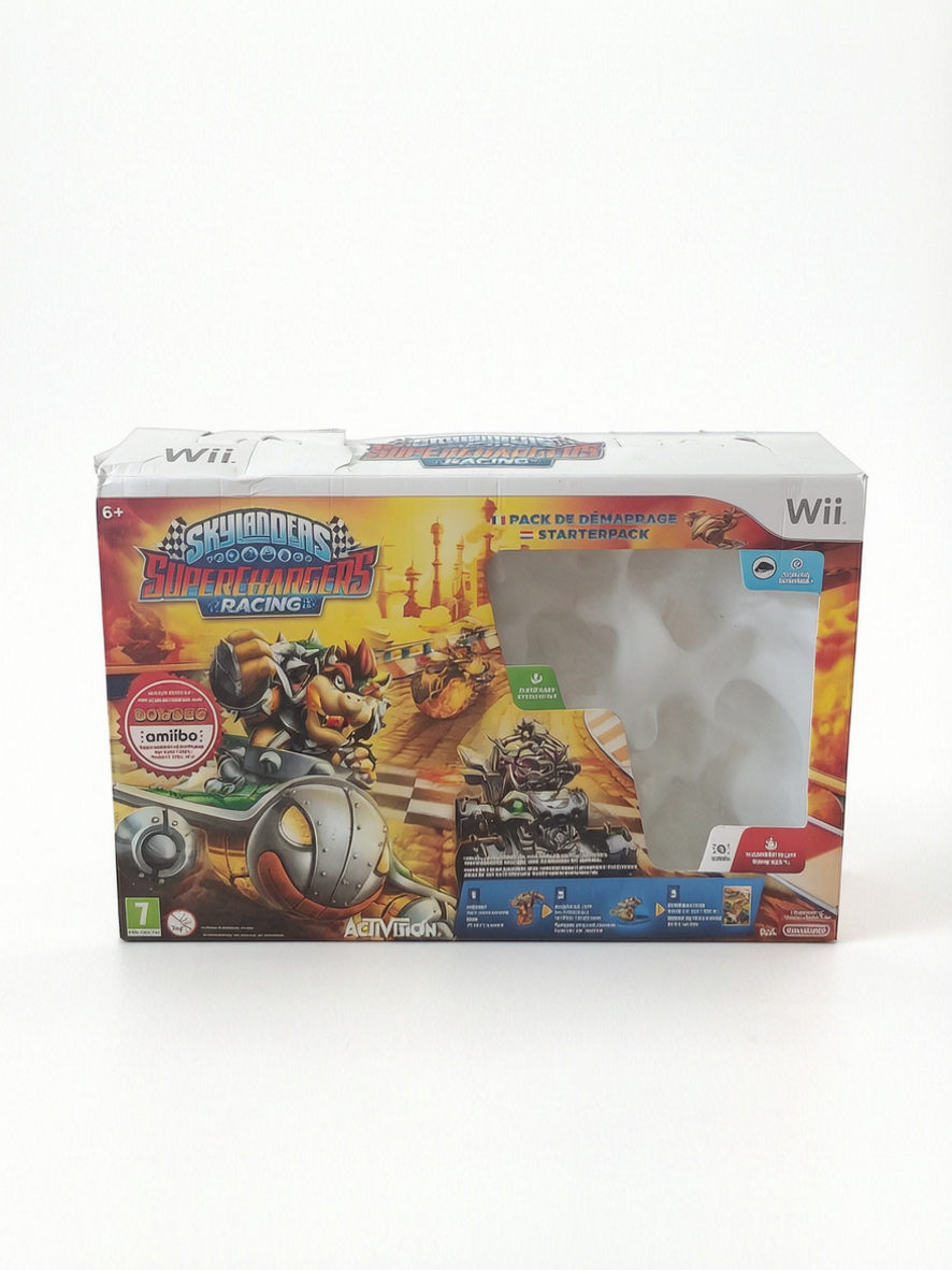 Boite Vide Figurine SuperChargers Racing – Starter Pack avec Hammer Slam Bowser nintendo Wii