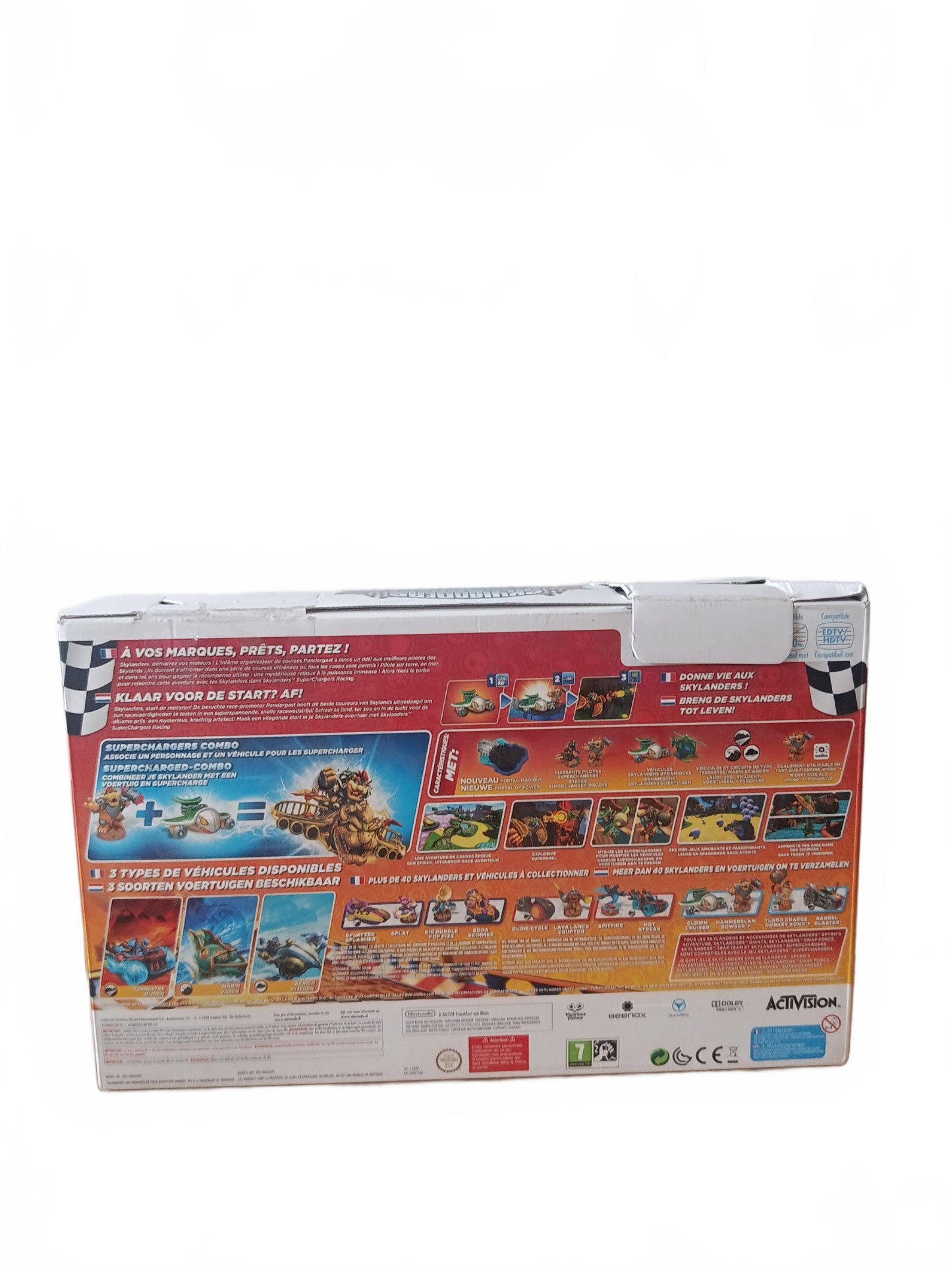 Boite Vide Figurine SuperChargers Racing – Starter Pack avec Hammer Slam Bowser nintendo Wii